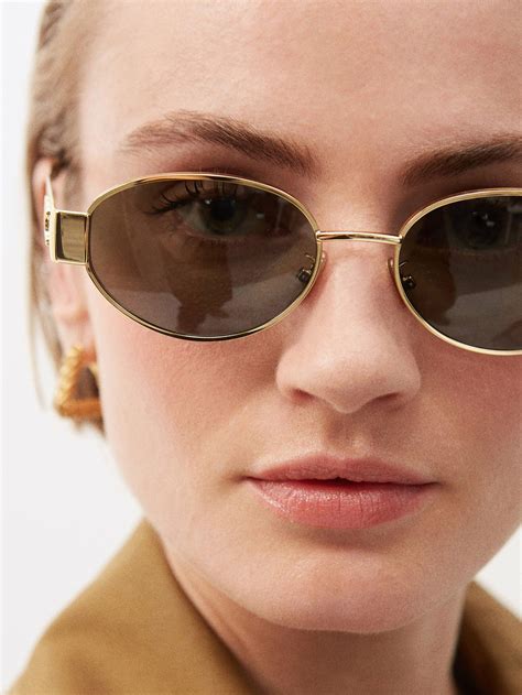 celine teddy round sunglasses|CELINE Eyewear Round Frame for Women .